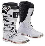 Gaerne SG-J Youth Off-Road Motorcycle Boots, White, 4 Gaerne SG-J Youth Off-Road Motorcycle Boots, White, 4