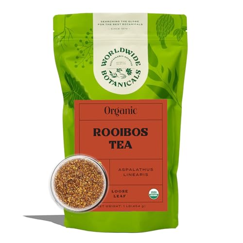 Worldwide Botanicals Organic Red Rooibos Tea (8oz)