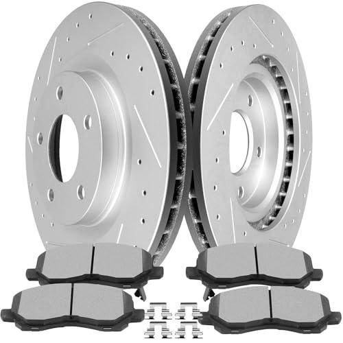Image of SCITOO Front 11.57 inch Brake Pads and Rotors Kits Brakes Kits:53038;D866