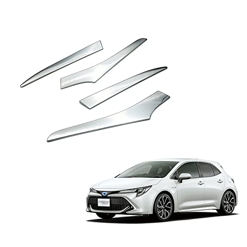 TARCELL カローラスポーツ 210系に対応 ヘッドライトカバー ヘッドライトガーニッシュ フロントフォグカバー フロントバンパー 車種専用設計 カスタム 4Pセット