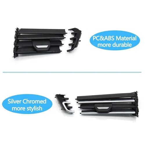 Grille ventilation d'aération Matte Chrome-L pour habitacle BMW G05 - 3