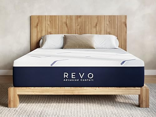 REVO Sleep Gel Memory Foam Mattress, 14-Inch Queen – Cooling Mattress with Contouring Gel Foam, Pressure Relief & Balanced Support – Soft, Breathable Comfort for Deep Sleep - Image 4