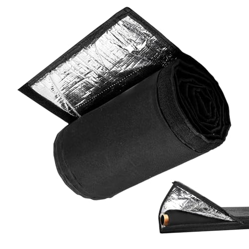 Aislamiento para tuberías de aire acondicionado y protector con cremallera para hvac 2