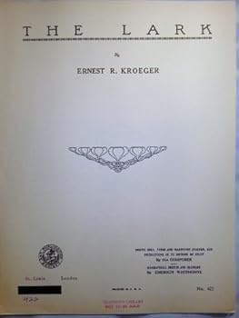 The Lark Rare Vintage Piano Sheet Music 1947