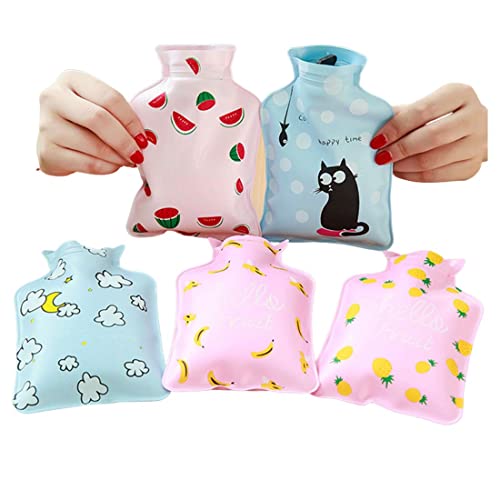 Image of Eitheo Cute Small Pain Relief Heating Pad Joint & Muscles Pain | Pack 20 | Heating pad for back pain | Hot Water Bag for Full Body Pain Relief | Hot Bags for Pain Relief in Sports Injury | Hot Bag for Body Massage for Men & Women | Hot Bottle Water Bag for Pain Relief in Period, Cramps | PVC Hot Water Bag Assorted