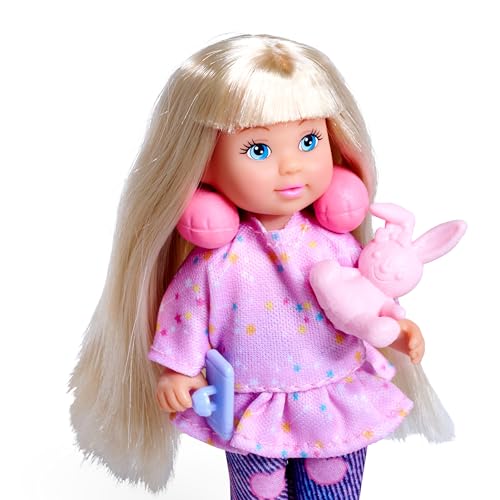 Simba Evi Love Travel Fun muñeca 12 cm con accesorios de viaje miniatura 3