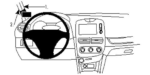 Brodit 7320288048604 Supporto Proclip