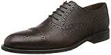  Lottusse L6966, Zapatos de Cordones Derby Hombre, Marrón (Cortina Moka Cortina Moka), 44 EU