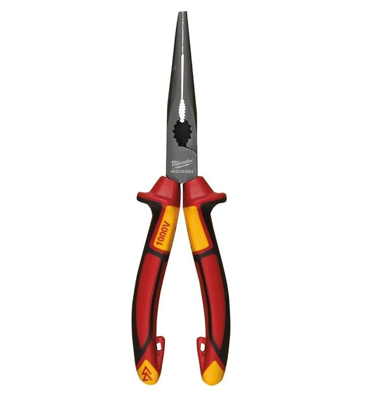 Alicate de Bico Longo e Redondo VDE Milwaukee 205 mm