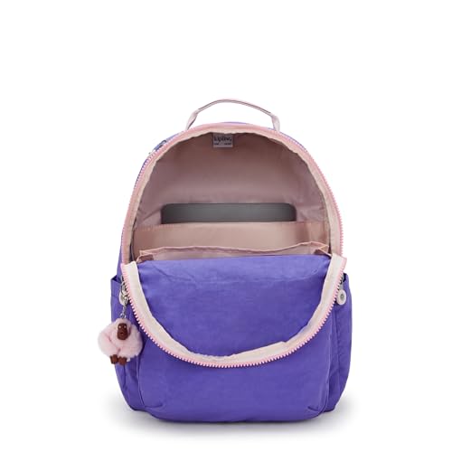 Image of Kipling Women's Seoul Bts 15 inch Laptop Backpack, Durable, Roomy with Padded Shoulder Straps, Built-In Protective Sleeve