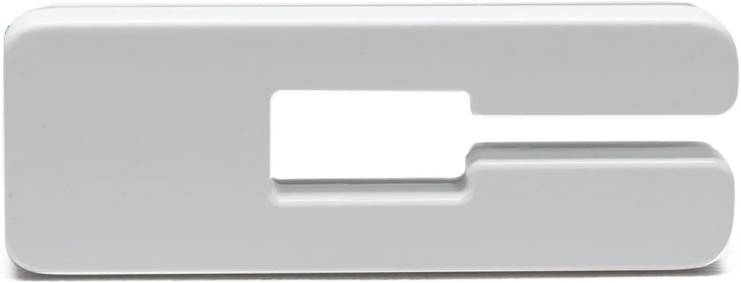 Oracle Lighting 3140-A-001 Single Universal Illuminated Amber LED Letter C with Matte White Finish Letter Badge - Sleek Design - Customized High-End Appearance