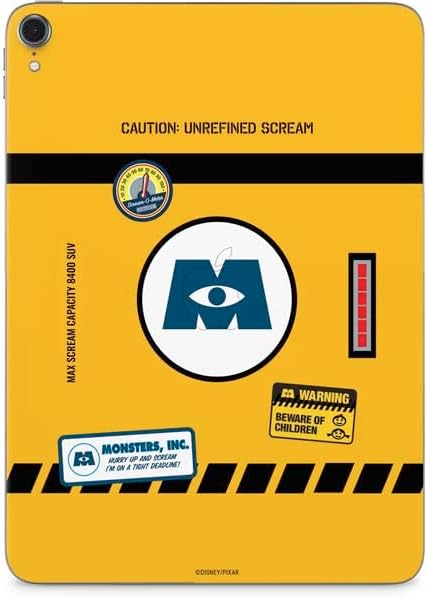 Skinit Decal Tablet Skin Compatible with iPad Pro 12.9in (2021) - Officially Licensed Disney Monsters Inc. Scream Canister Design