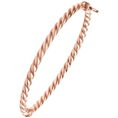 Brazalete de oro rosa 9K para mujer con diseño minimalista Citerna