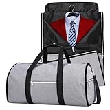 Reise-Kleidersack – umwandelbare Handgepäcktasche, | wasserdichte Reisetasche für Kleidung, 2-in-1-Design, Koffer, Anzug, Tasche für Geschäftsaktivitäten, Sport, Urlaub, 21,6 x 11,8 x 11,4 Zol