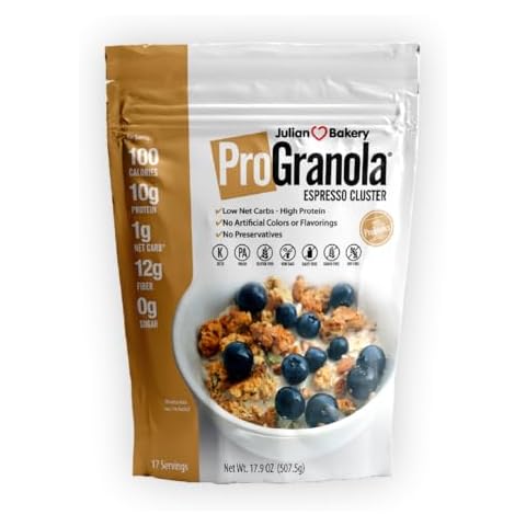 Julian Bakery® ProGranola® | Espresso | 12g Protein | Paleo | 3 Net Carbs | Gluten-Free | Grain-Free | 15 Servings Cover