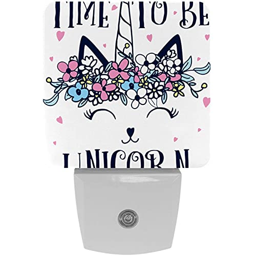 Veilleuse LED licorne capteur automatique crépuscule aube pour couloir et chambre bébé