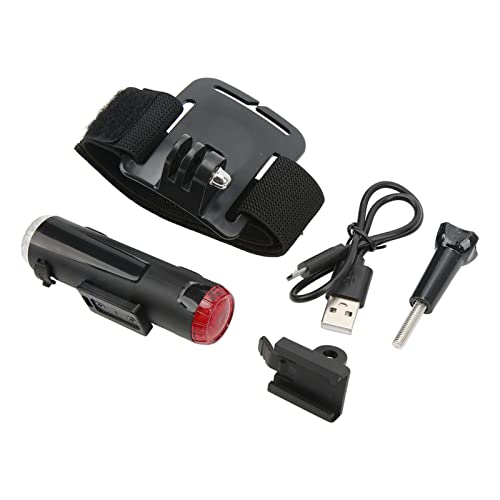 Luz de Casco USB Cargando 5 Modos Advertencia Manezar Fareo Turero Tike Bike Ciclismo Camping