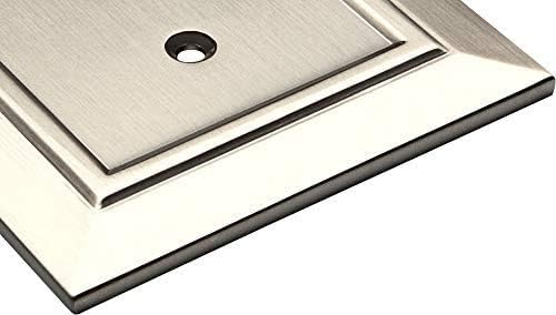 Franklin Brass W35217V-SN-C Classic Architecture Single Toggle Switch Wall Plate, 3-pack, Satin Nickel, 3 Count