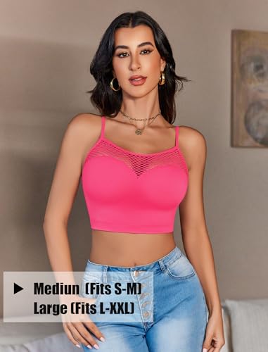 Image of Avidlove Sexy Tops for Women Fishnet Crop Tops Y2k Bralette Hollow Out Camisole Going Out Lingeries Top