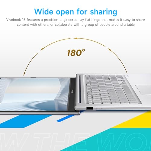 Image of ASUS Vivobook 15.6 inch Business Laptop, FHD Touchscreen, Intel 10-Core i7, 16GB RAM, 1TB SSD, Backlit KB, HDMI, Win11Pro, Bundle with PCO Notebook Folding Radiator, Laptop Cooler