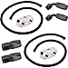 Black Nylon/Rubber -6AN Transmission Oil Cooler Line Assembly Kit
