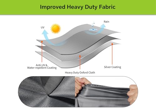 Image of Meat Slicer Dust Cover for 12 inch Commercial Slicers, 24 inch L x 20 inch W x 20 inch H, Compatible with KWS, VEVOR, LEM, and All Table Top Electric Slicer with 12 inch Blade - XL, Grey
