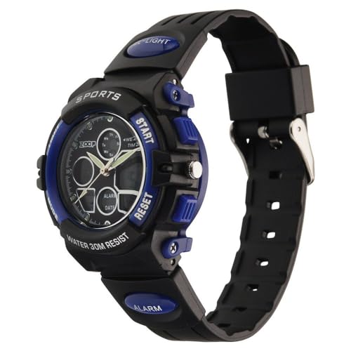 Image of Zoop Analog Digital Watch with Black Dial & Black Strap for Boys Kids, from House of Titan - NT16033PP02W