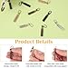 XLIUAX 15 Pcs Zipper Pull Replacement, Zipper Replacement Zippers Pulls Detachable Tiny Zippers Replacements for Luggage Jackets Backpacks Boots Purse Coat Pants Pull Replacements Kits Universal Tab