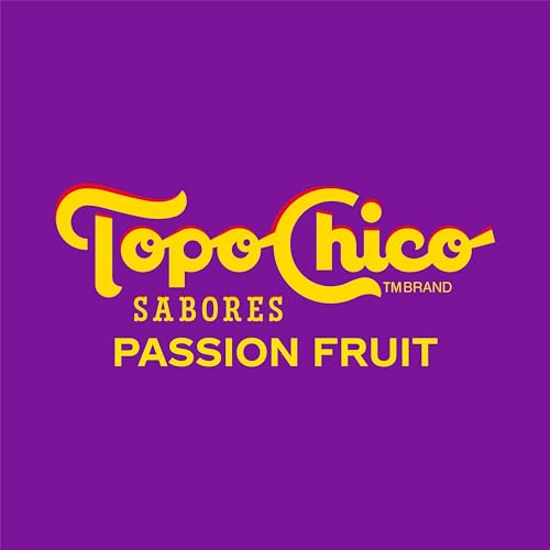 Image of Topo Chico Sabores Passionfruit Flavored Sparkling Water, 12 fl oz, 8 Pack