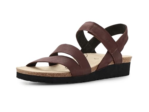 Image of NAOT Kayla Women's Sandals - Supportive 3-Strap Design with Backstrap, Cork & Latex Footbed - Arch Support - Travel-Friendly Comfortable Walking Sandals for All-Day Wear