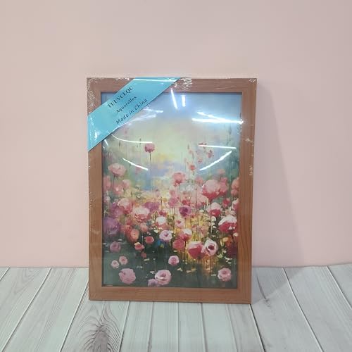 TUUVCEQC Aquarelles – Healing Floral Landscape Wall Art, Infusing Space with Gentle Vitality
