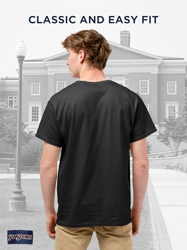 Image of JanSport NCAA Officially Licensed Campus Short Sleeve T Shirt for Men, Soft & Breathable Pre-Shrunk Cotton Crewneck T Shirt
