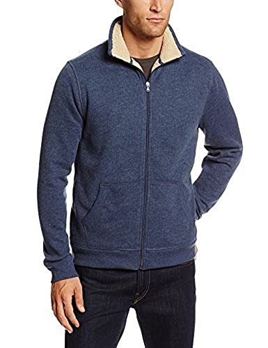 Arrow Men's Long Sleeve Sueded Fleece Full Zip with Sherpa Lining