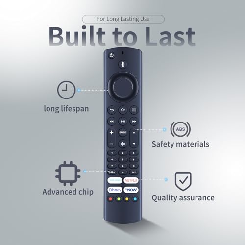 ALD187R-1 ALD187R-4 Ersatz Sprachfernbedienung für Grundig 6 7 8 Vision TV Edition TRB000 ALD187R 43VAE70 43VOE71 55VOE71 65VOE71 49GUB706 55GUB7065 55GUB7066, für Toshiba TV CT-8570 CT-8565 – Bild 3
