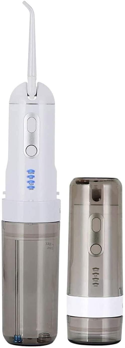 GeRRiT Idropulsore Dentale ad Acqua Senza Fili, irrigatore Orale Portatile for Denti, apparecchi ortodontici, Ricaricabile e detergente for Denti Impermeabile IPX7 for Viaggi a casa