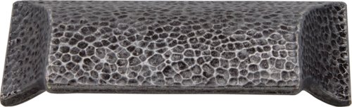 Hickory Hardware 1 Pack Solid Core Kitchen Cabinet Pulls, Luxury Cabinet Handles, Hardware for Doors & Dresser Drawers, 3-3/4 Inch (96mm) Hole Center, Black Iron, Mountain Lodge Collection