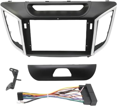 Pegatina de consola central para Hyundai IX25 Creta 2014-2018 con panel de radio estéreo