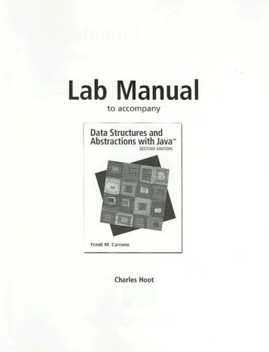Data Structures and Abstractions With Java: Hoot, Charles ...
