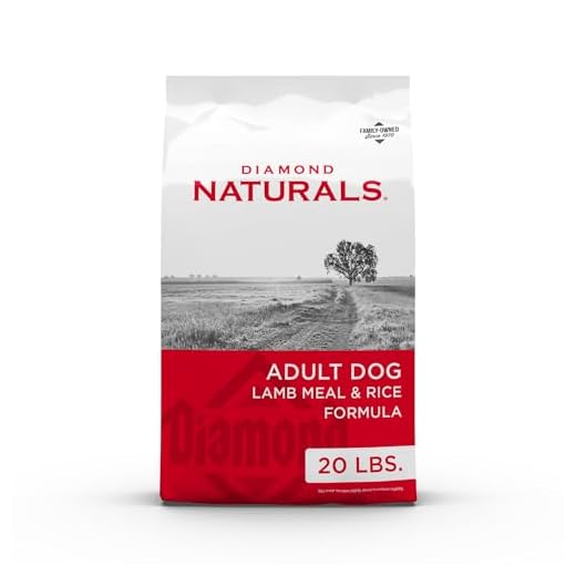 Diamond Naturals Adult Dry Dog Food Lamb Meal and Rice Formula Made with Lamb Protein, Probiotics and Essential Nutrients to Support Balanced and Overall Health 20LB