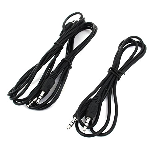 Cable de audio Jack 3.5mm macho a macho 1.2 m 3 piezas miniatura 1