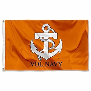 Tennessee Volunteers Vol Navy Flag