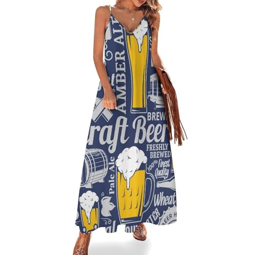 Robe longue femme été sans manches contre la chaleur pour rester fraîche à la plage
