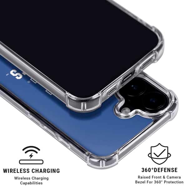 Skinit Clear Phone Case Compatible with iPhone 17 - Officially Licensed University of Kentucky UK Wildcats Design