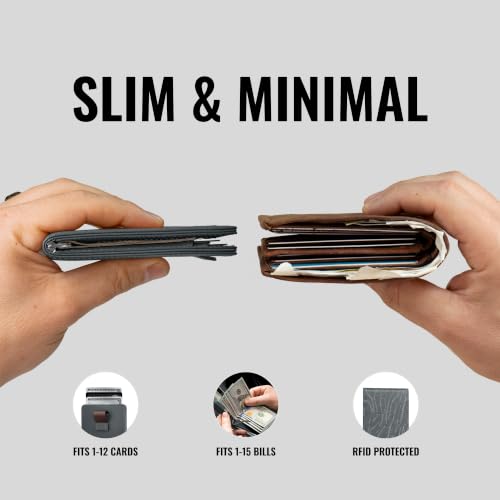 Image of Kings Loot Wallet For Men, RFID Blocking, Cash Pocket, Gunmetal