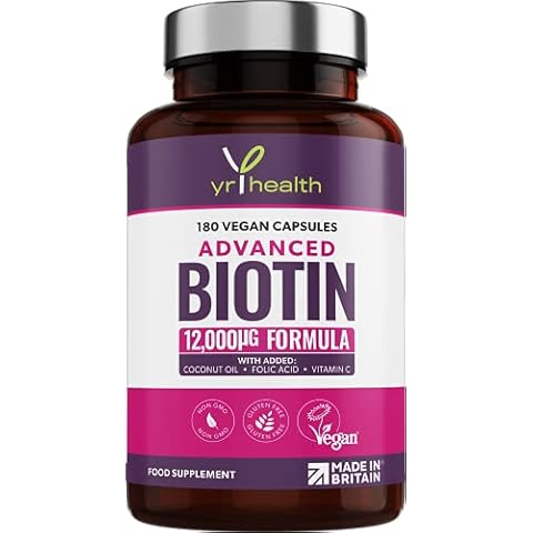 YrHealth Biotin Hair Growth Supplement 12,000mcg Cover