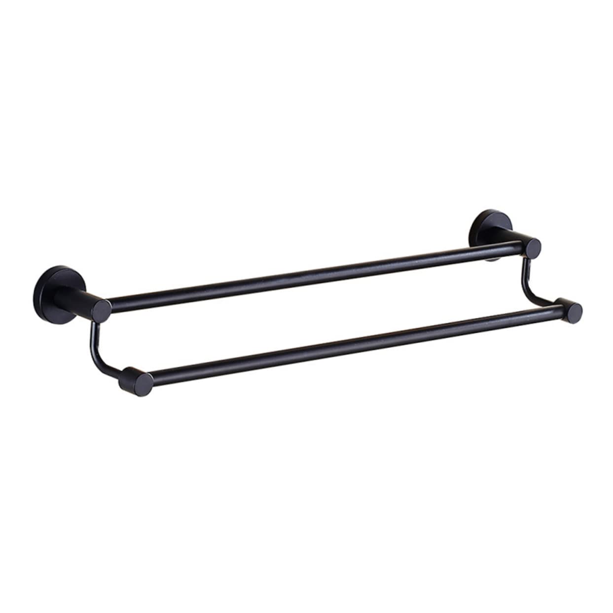 Barres porte-serviettes acier inoxydable au design minimaliste noir mat