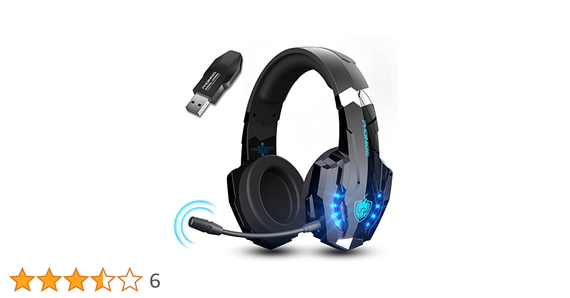 Amazon.co.jp: ゲーミングヘッドセット ワイヤレス 3.5mm有線