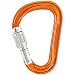 PETZL - Attache, Lightweight Screw-Lock Carabiner for Climbing