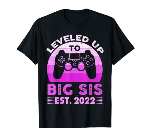 Promovido a Big Sis Est 2022 Subí de nivel a Big Sister 2022 Camiseta
