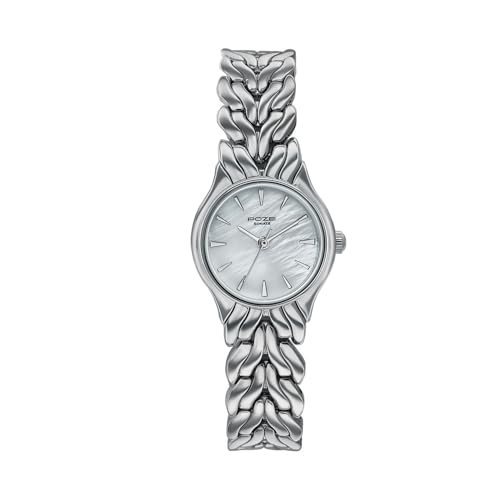 Image of Sonata Poze 9 with Quartz Analog with Solid Link Strap Watch for Women